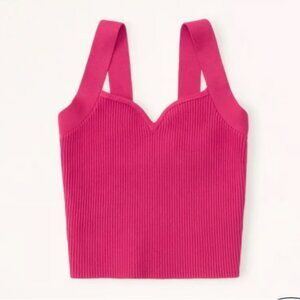 Abercrombie and Fitch Ottoman Sweetheart Tank (Hot Pink, Size M)